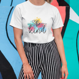 Colourful Be Kind Paint Splash T-Shirt