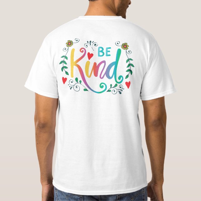 Colourful Be Kind T-Shirt (Back)