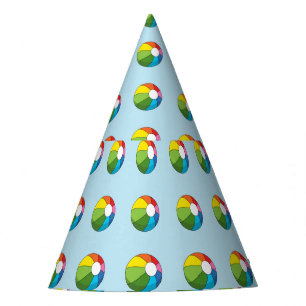 Colourful Beach Ball Party Hat