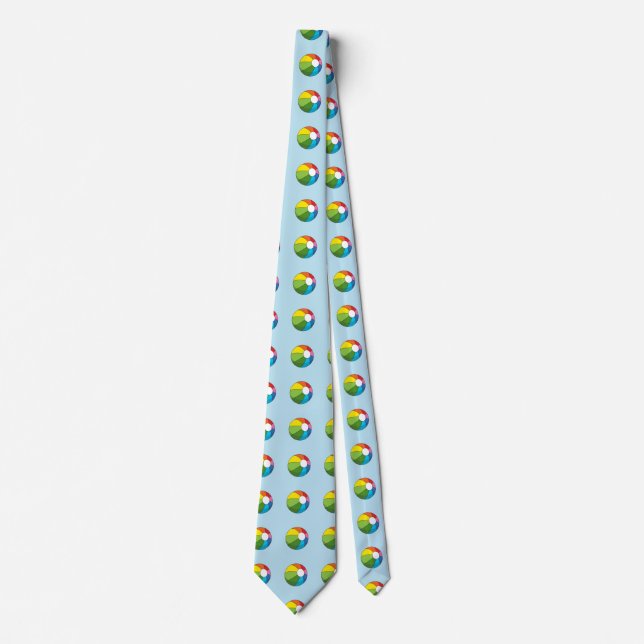 Colourful Beach Ball Tie (Front)