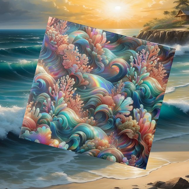 Colourful Beach House | Relaxing Coral Reef Decor Tile (Creator Uploaded)