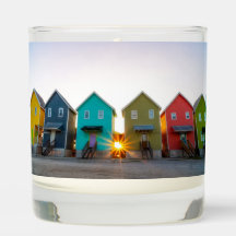 Colourful Beach Houses Candle – Warm Coastal Charm