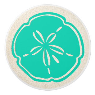 Colourful Beach Shell Sand Dollar Drawer Knobs