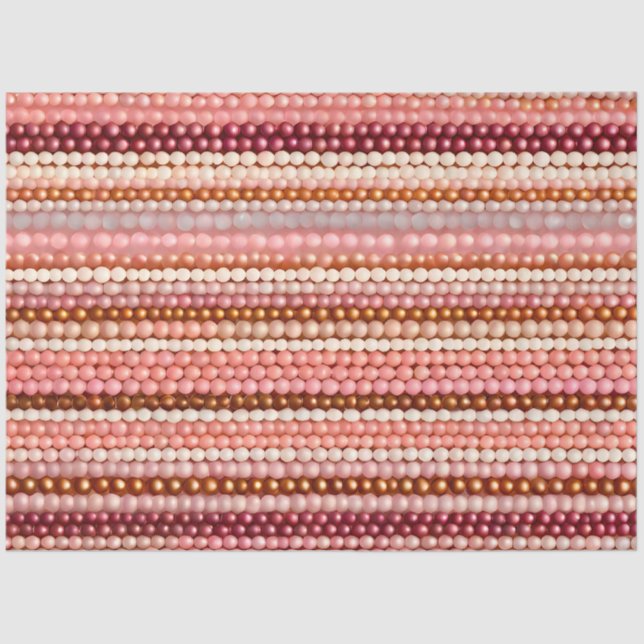 Colourful Bead Art Tissue Paper (Front)