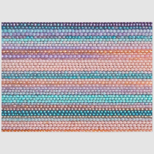 Colourful Bead Art Tissue Paper (Front)