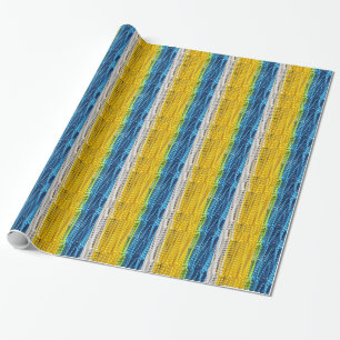 Colourful beads wrapping paper