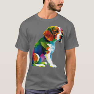 Colourful Beagle illustration 1 T-Shirt