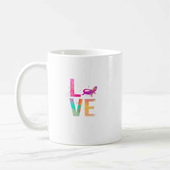 Colourful Bearded Dragon Mum Gifts Bearded Dragon  Coffee Mug (Left)
