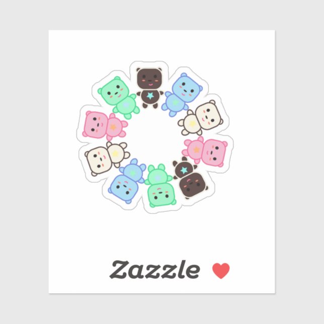 Colourful bears (Sheet)