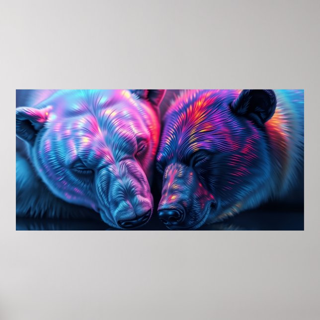 Colourful bears poster (Front)