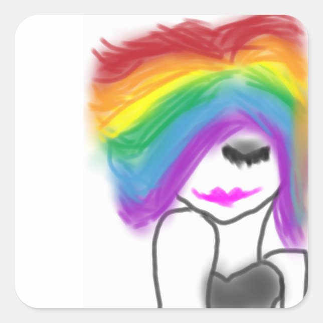 Colourful Beauty Sticker (Front)
