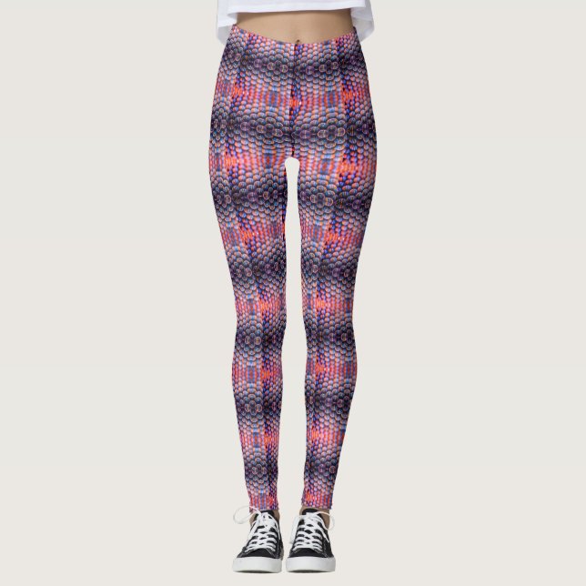 Colourful Beehive Leggings (Front)