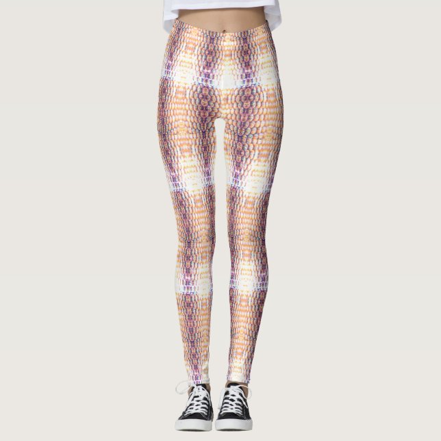 Colourful Beehive Leggings (Front)