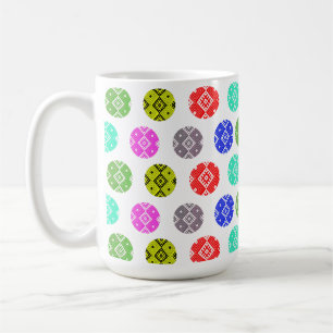Colourful Belarus Folk Pattern Вышиванка Coffee Mug