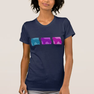 Colourful Belgian Sheepdog Silhouettes T-Shirt