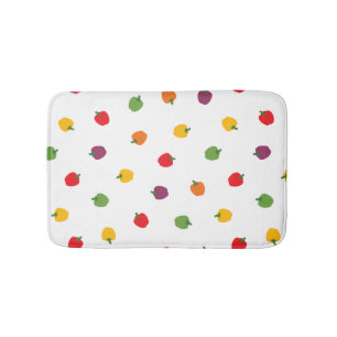 Colourful Bell Peppers Bath Mat