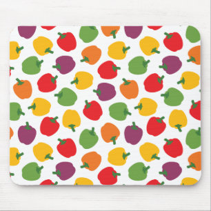 Colourful Bell Peppers Mouse Mat