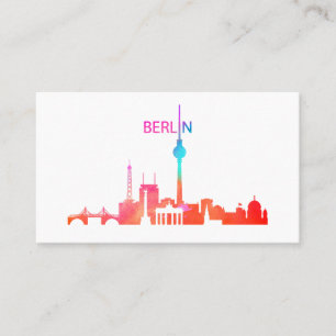 Colourful Berlin Business Card