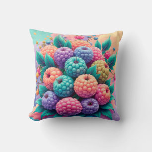 Colourful berries cushion