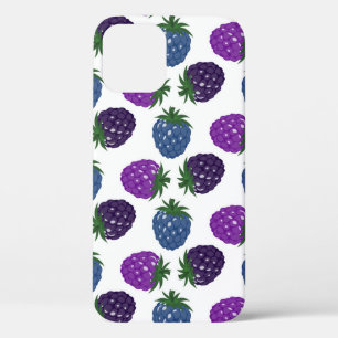 Colourful Berries: Multicolored Seamless Pattern. iPhone 12 Case