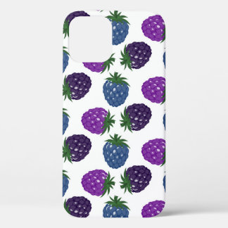 Colourful Berries: Multicolored Seamless Pattern. iPhone 12 Case