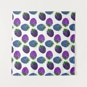 Colourful Berries: Multicolored Seamless Pattern. Tapestry