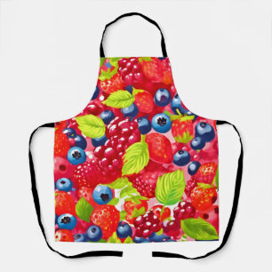 Colourful Berry Pattern Apron