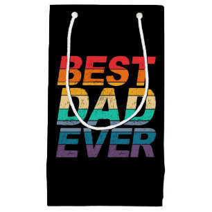 Colourful Best Dad Ever Father's Day   Gift Bag