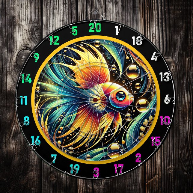 Colourful Betta Dartboard Game Centre (Creator Uploaded)