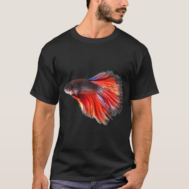 Colourful Betta Fish T-Shirt (Front)