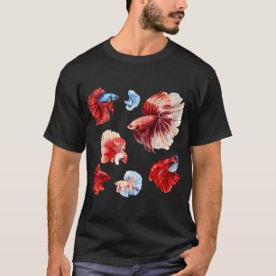 Colourful Betta Fishes T-Shirt