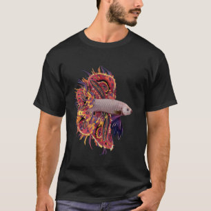 Colourful Betta splendens fighting fish as a gifti T-Shirt