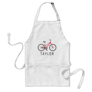 Colourful Bicycle Custom Personalised Apron
