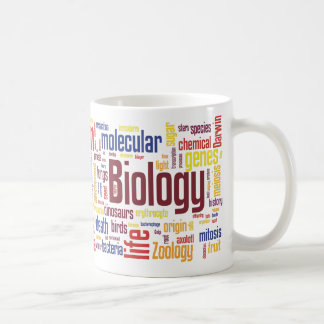 Colourful Biology Wordle Mug