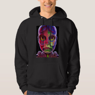 Colourful Biomechanical Artificial Intelligence Cy Hoodie
