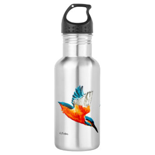 Colourful Bird Art Kingfisher 532 Ml Water Bottle