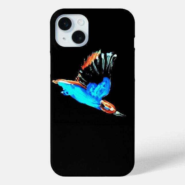 Colourful Bird Art Kingfisher Case-Mate iPhone Case (Back)