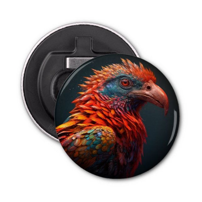 Colourful Bird Bottle Opener (Front)