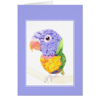 Colourful Bird Card