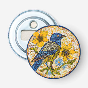 🦜 Colourful Bird Dot Art Gift Idea 🍾 Bottle Opener