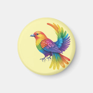 Colourful Bird Magnet