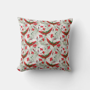Colourful bird of Paradise stylish Cushion
