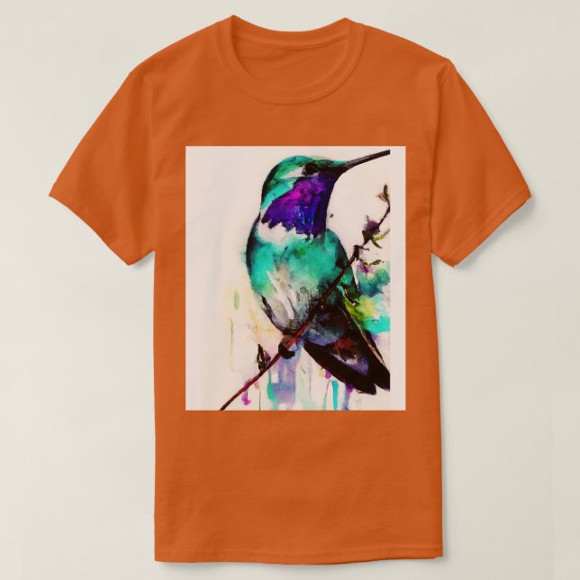 Colourful Bird T-Shirt (Design Front)