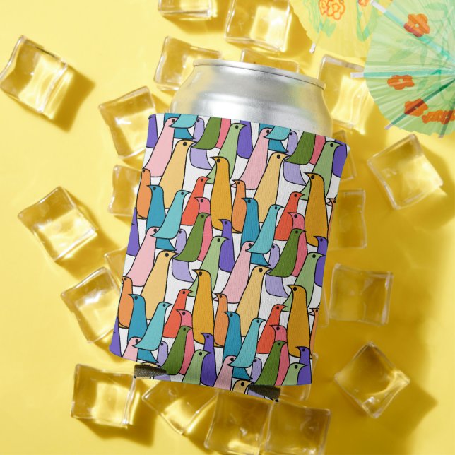 Colourful Birds  Can Cooler (In Situ Summer)