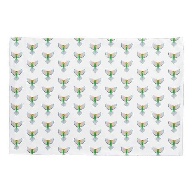 Colourful Birds Pillow Case (Back)