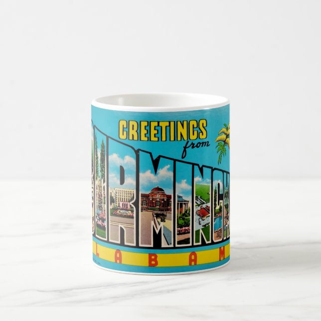 Colourful Birmingham AL Greeting Mug (Center)