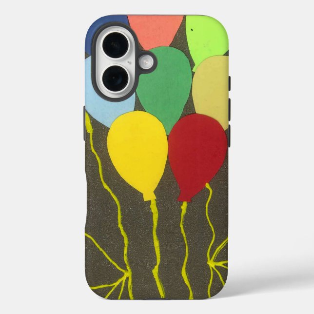 Colourful Birthday Balloons Graphic Art Design Case-Mate iPhone Case (Back)