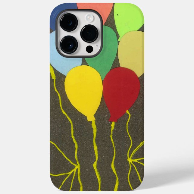 Colourful Birthday Balloons Graphic Art Design Case-Mate iPhone Case (Back)