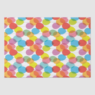 Colourful Birthday Party Balloons Tissue Paper