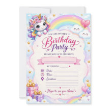 Colourful Birthday Party Invitation – Fun & Festiv